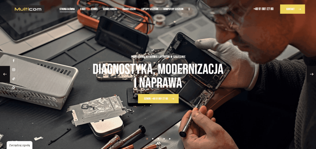 Multicom – serwis komputerów, laptopów, telefonów oraz konsol