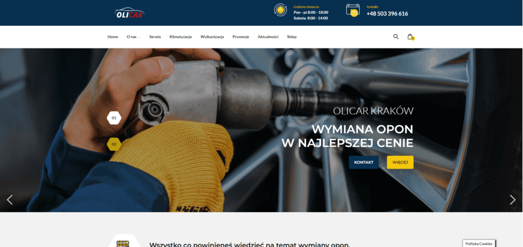 <div class="sponsor-tag" style="font-size:13px; color:#777; font-weight:bold; margin-bottom:6px;">
Artykuł sponsorowany
</div>Olicar Klimatyzacja Wulkanizacja Kraków
