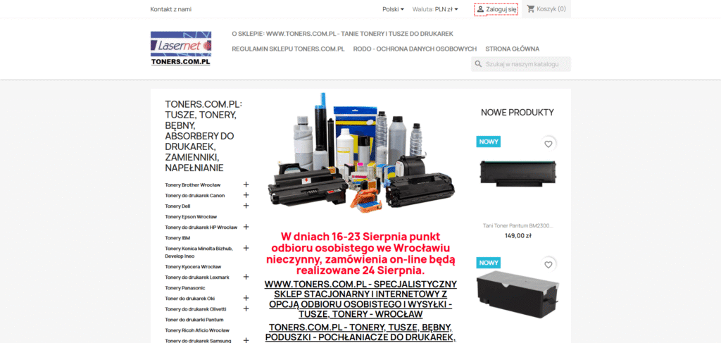 <div class="sponsor-tag" style="font-size:13px; color:#777; font-weight:bold; margin-bottom:6px;">
Artykuł sponsorowany
</div>TONERS.COM.PL – tusze, tonery do drukarek, tanie napełnianie, zamienniki